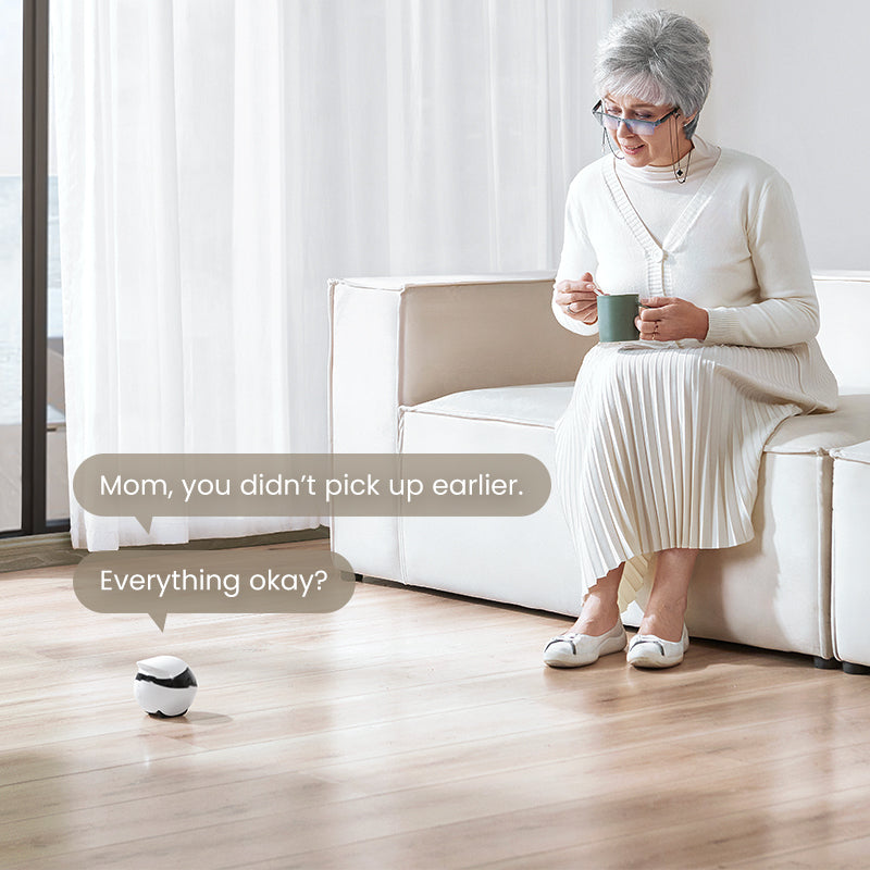 EBO Air 2 companion robot works as a Elder Monitoring