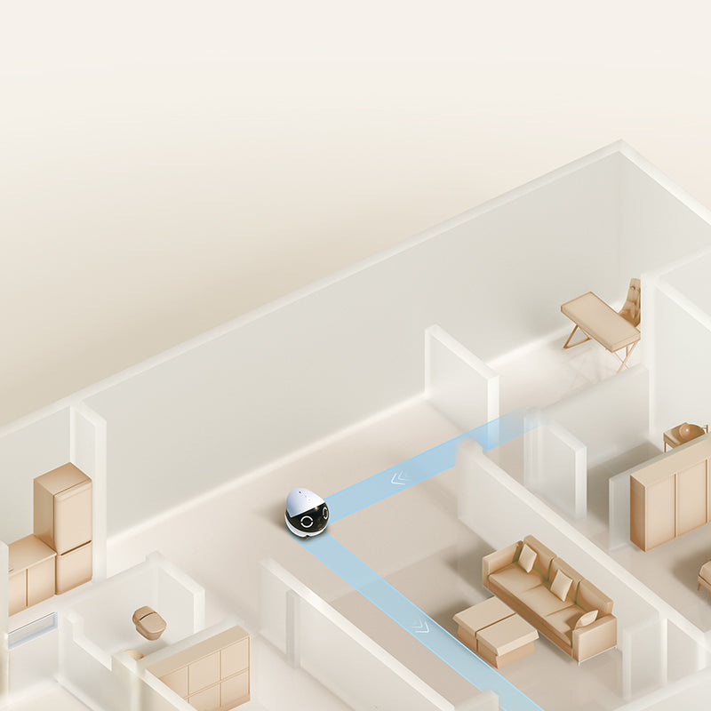 ROLA Mini pet monitor all around movable in the house