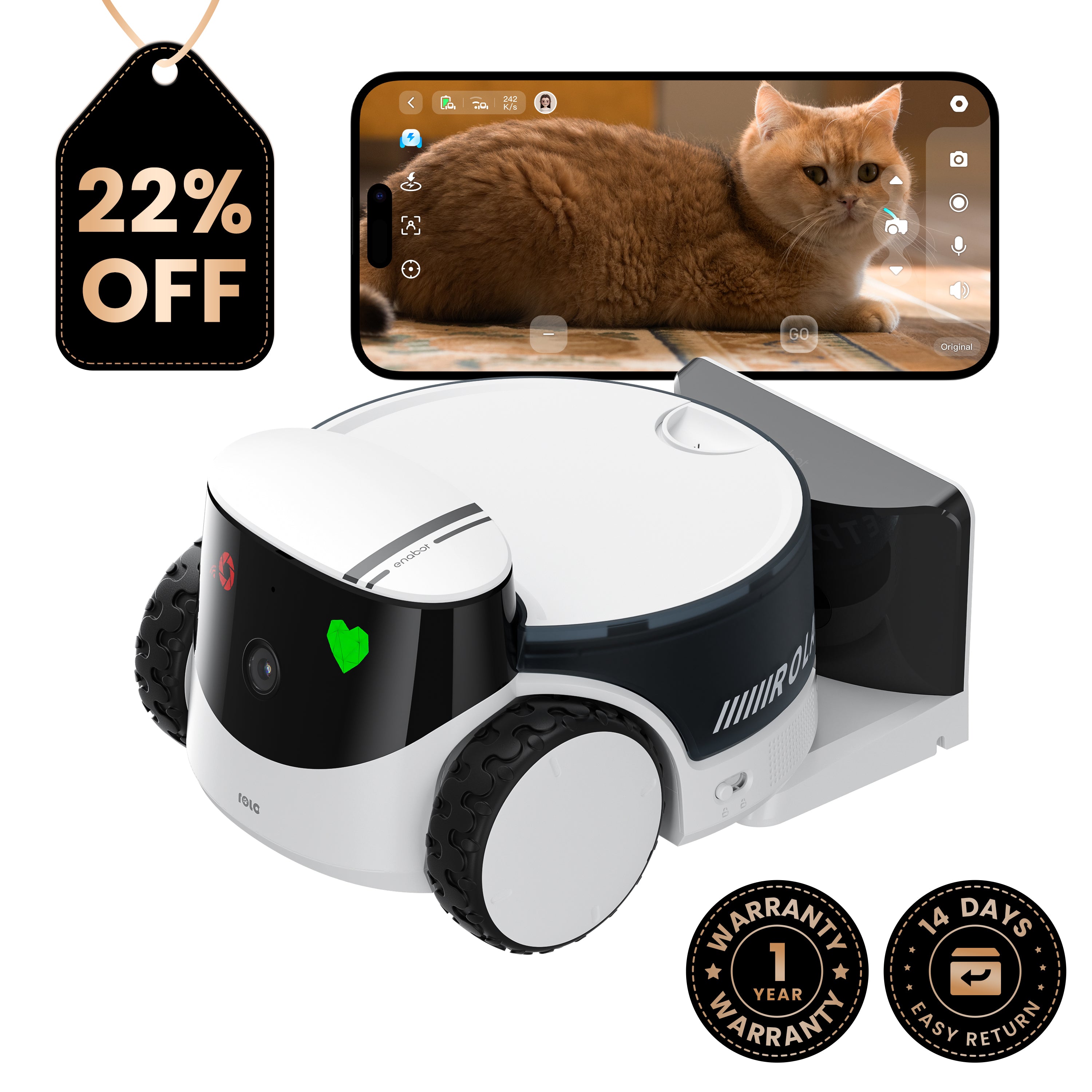 ROLA PetPal Robot Pet Companion