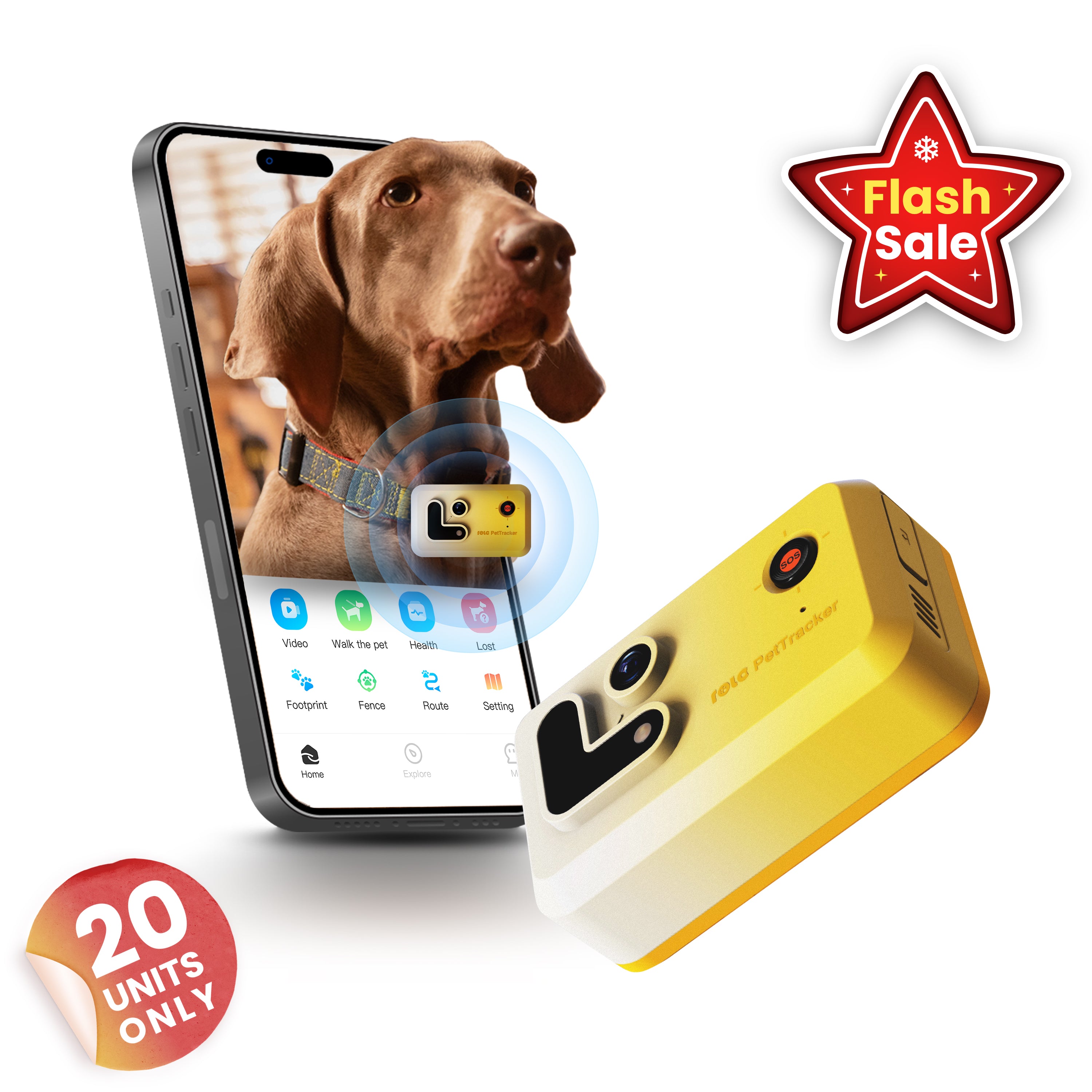 ROLA PetTracker-GPS Tracker with Camera