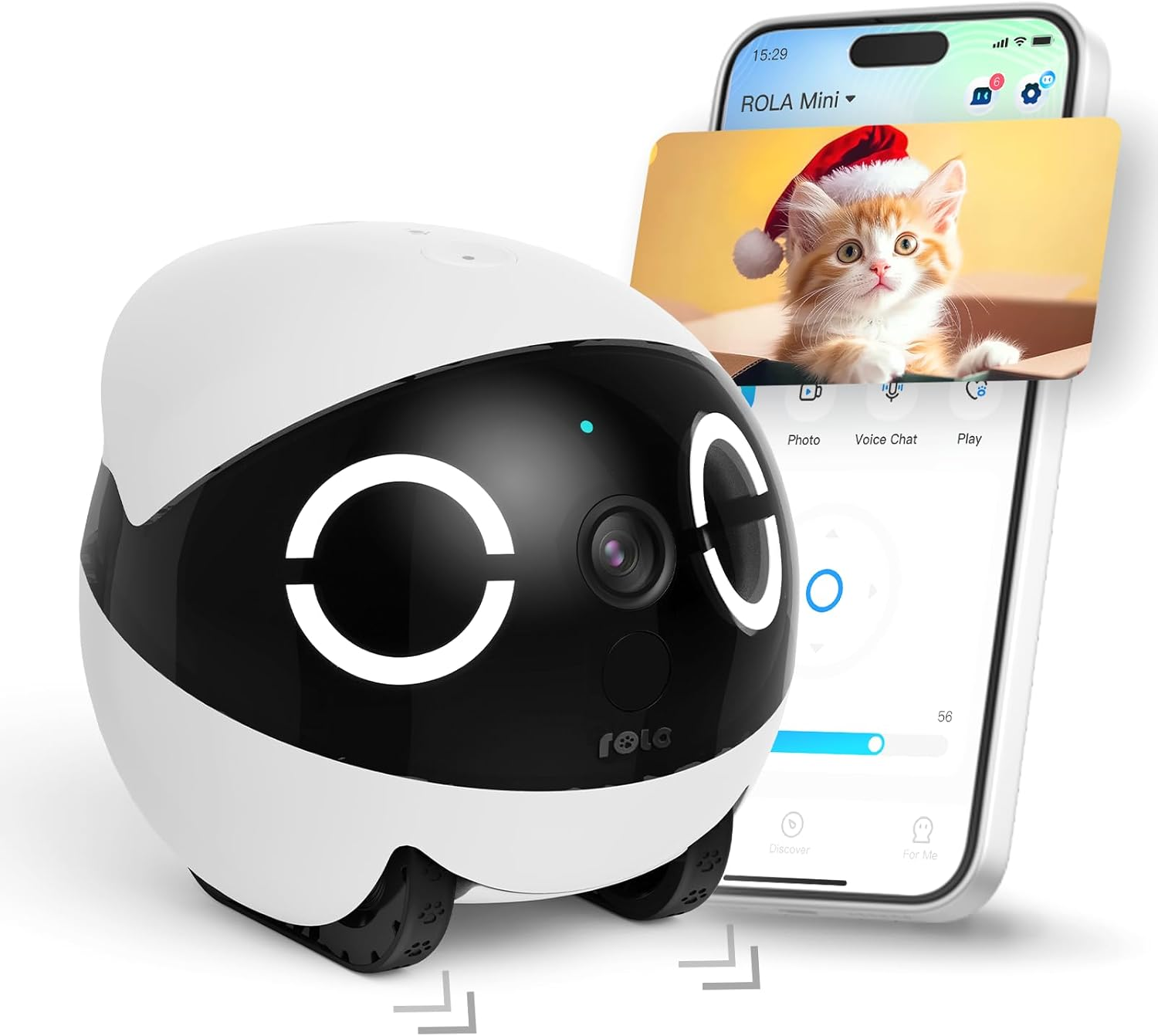 ROLA Mini Pet Monitor – 2K Movable Camera & 2-Way Talk – Enabot Store