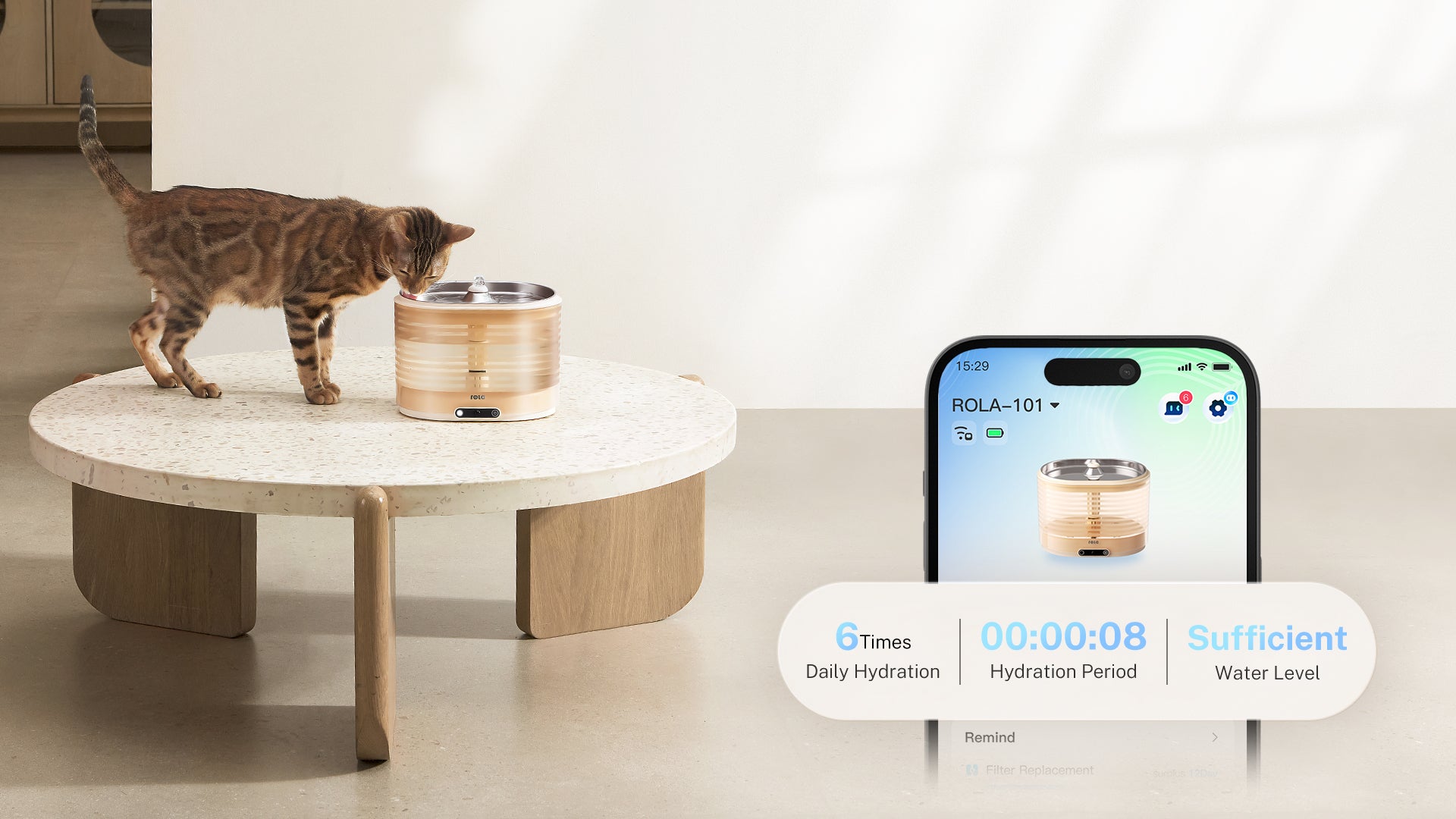 ROLA Mini pet monitor 2-way audio communication