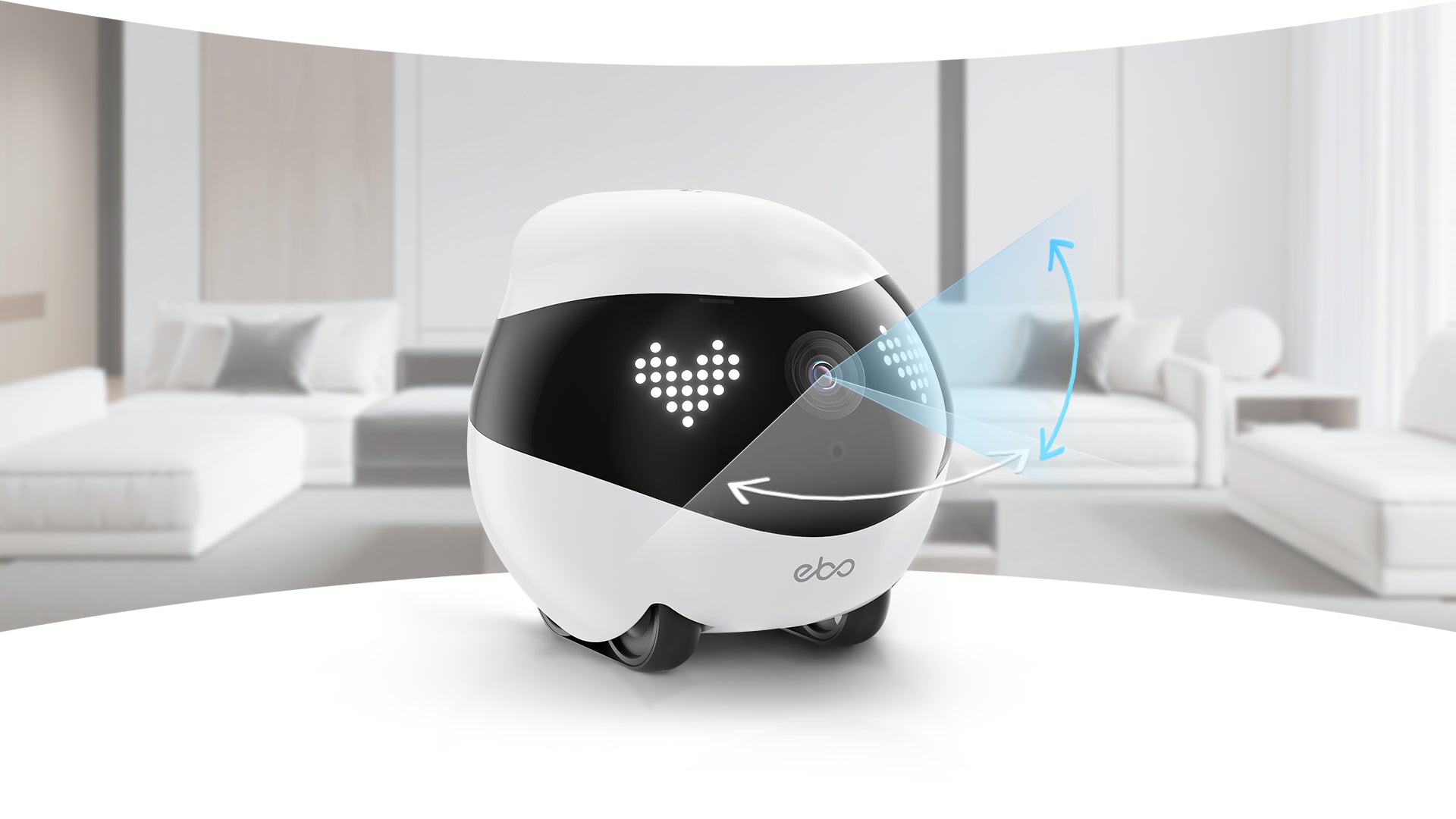 EBO Air AI Pet Robot-Movable 1080P Remote Control Movable