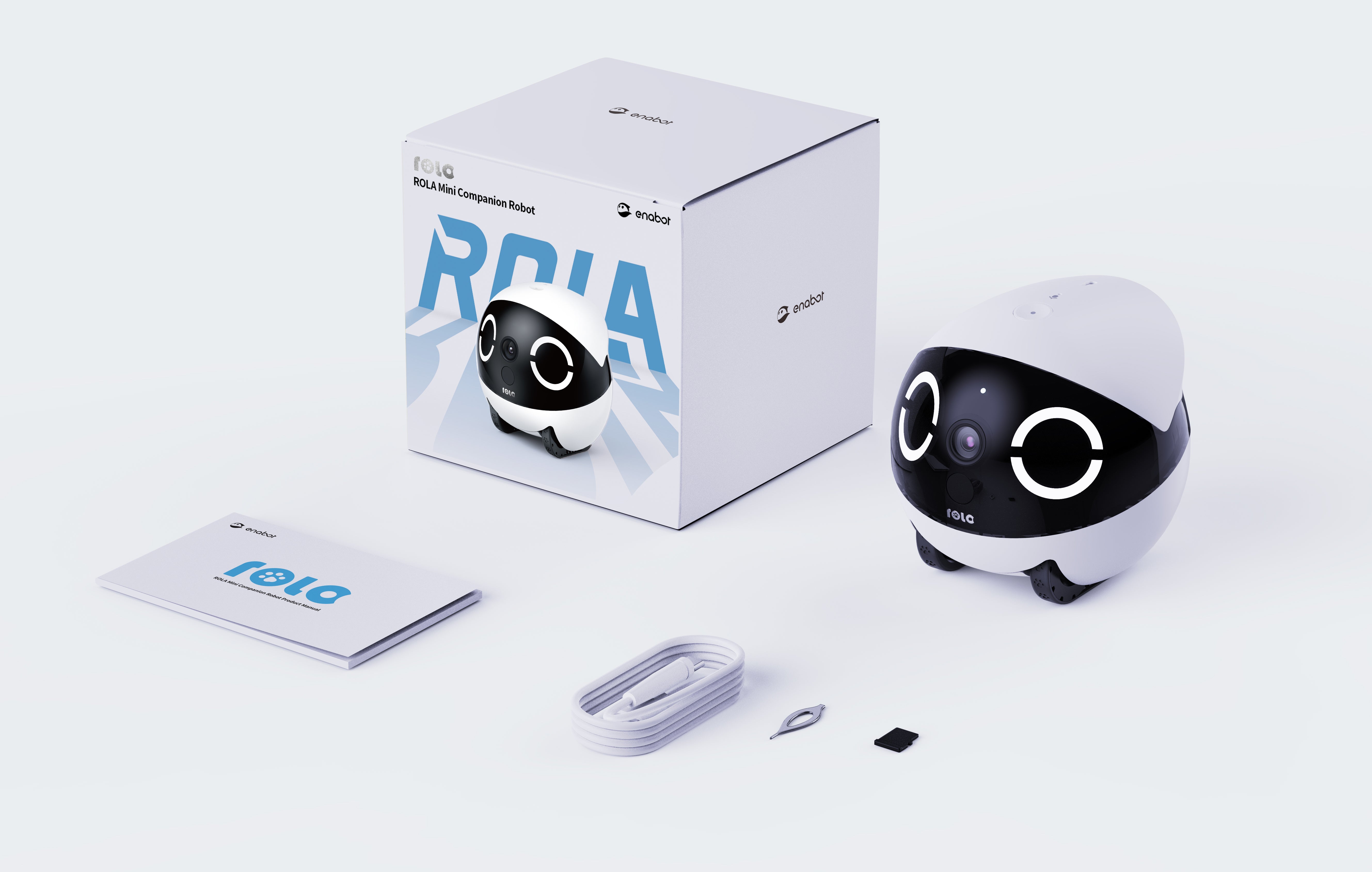 EBO Air AI Pet Robot-Movable 1080P Remote Control Movable