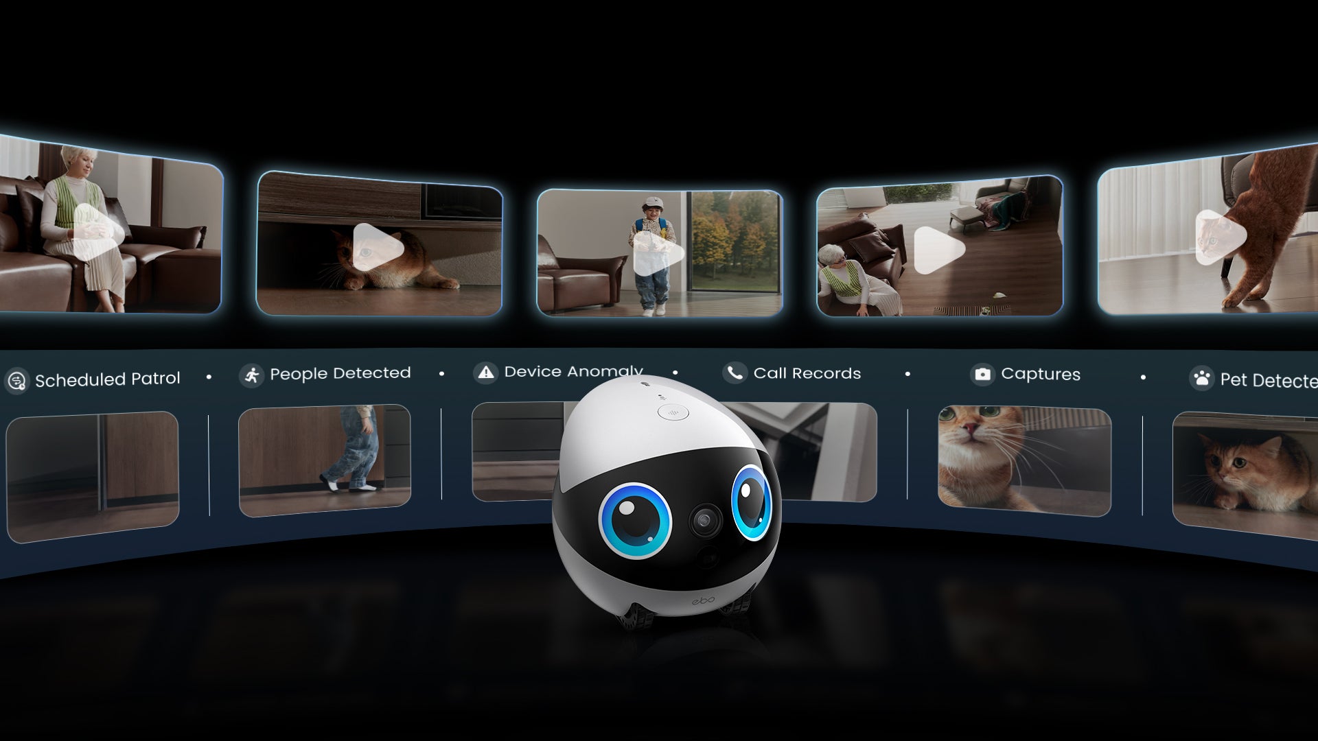 EBO Air 2  companion robot: Automatic Recharging