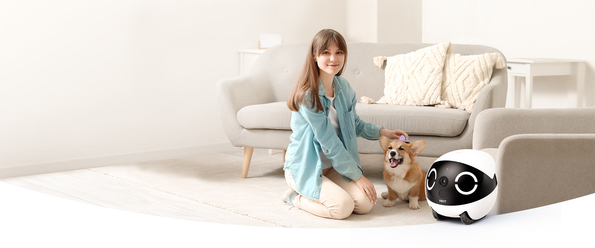 EBO Air 2-AI Companion Robot-Home Security Camera-Facial Expression ...