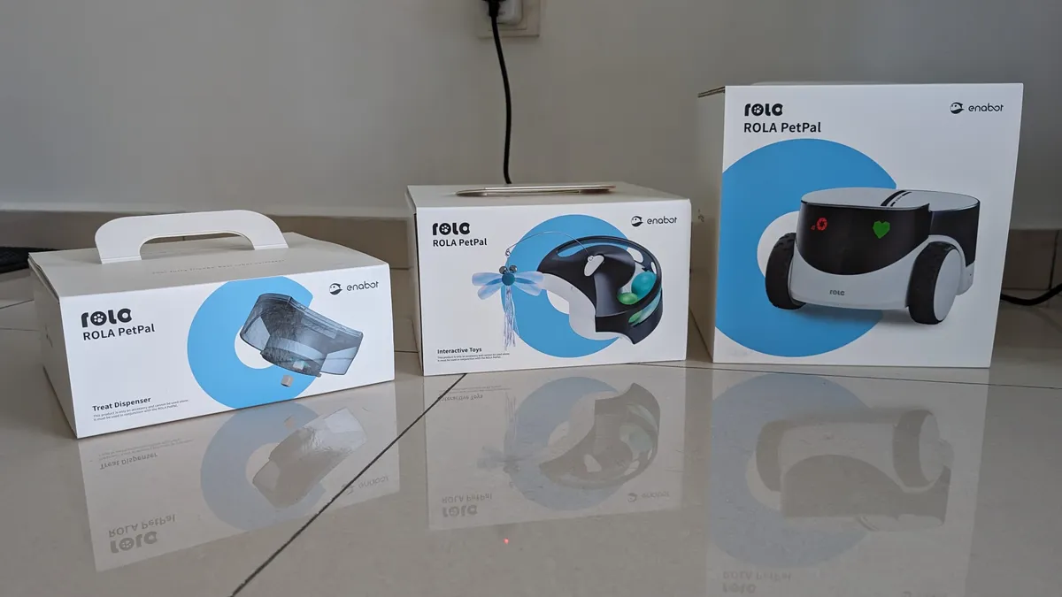 Android Central：Enabot ROLA PetPal looks like a smart vacuum with modular extensions.