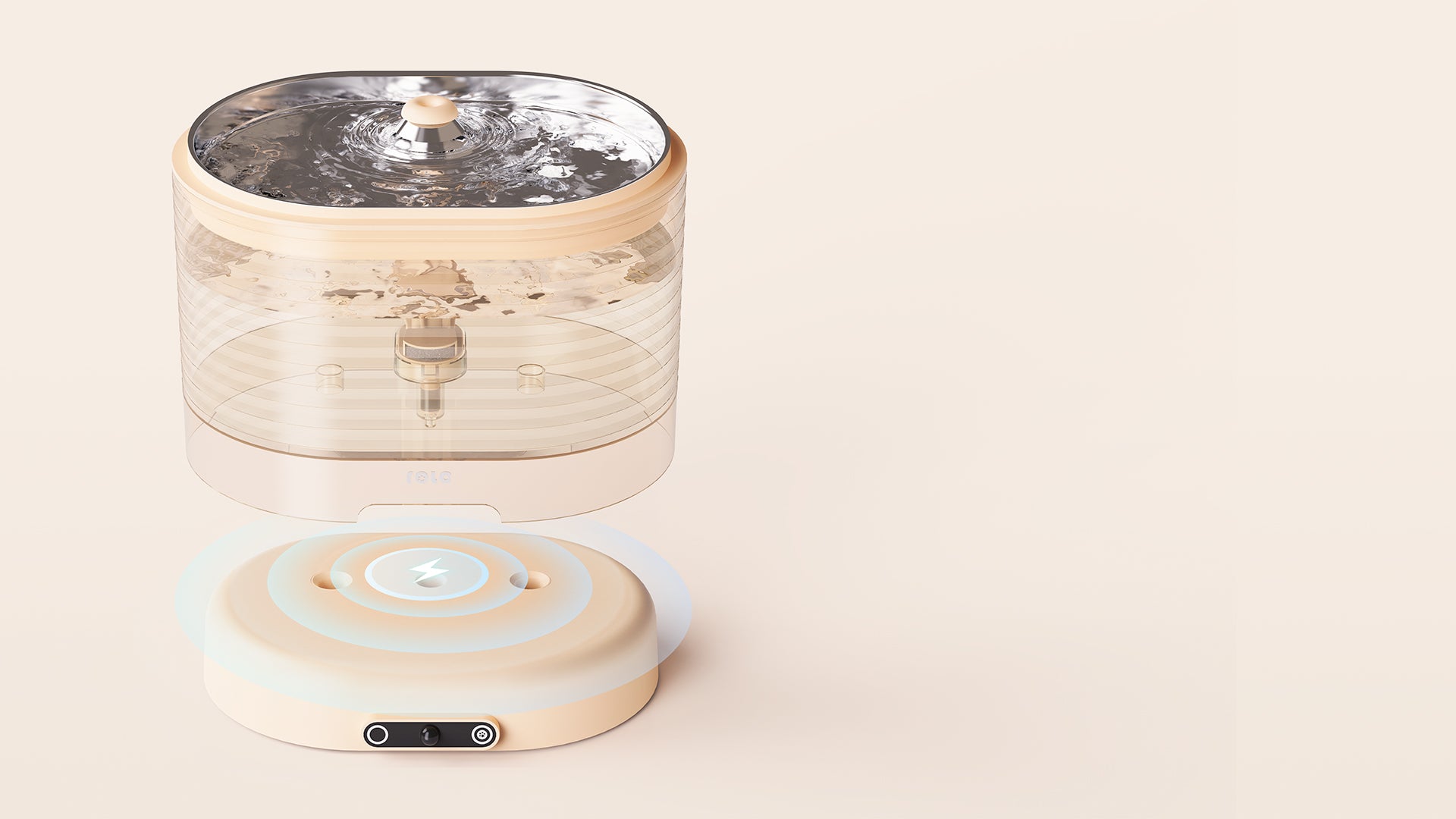 ROLA Smart Water Fountain Detachable Design